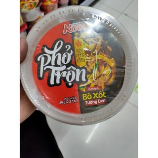 Phở trộn Kool bò xốt tương đen