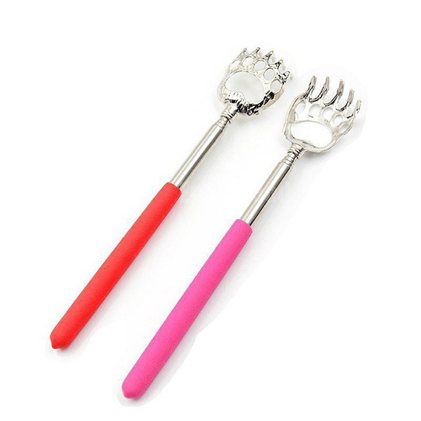 Sỉ cây gãi lưng ✅ FREESHIP  Có video thật  Sỉ cây gãi lưng cán Inox tay gấu kéo dài nhỏ gọn