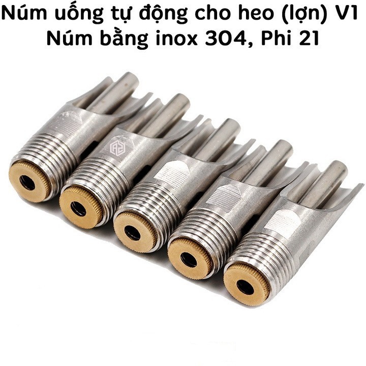 Combo 5 núm uống tự động cho heo