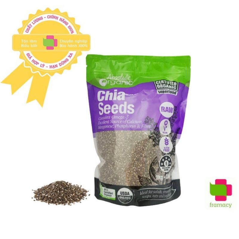 HẠT CHIA TÍM ABSOLUTE ORGANIC 1KG