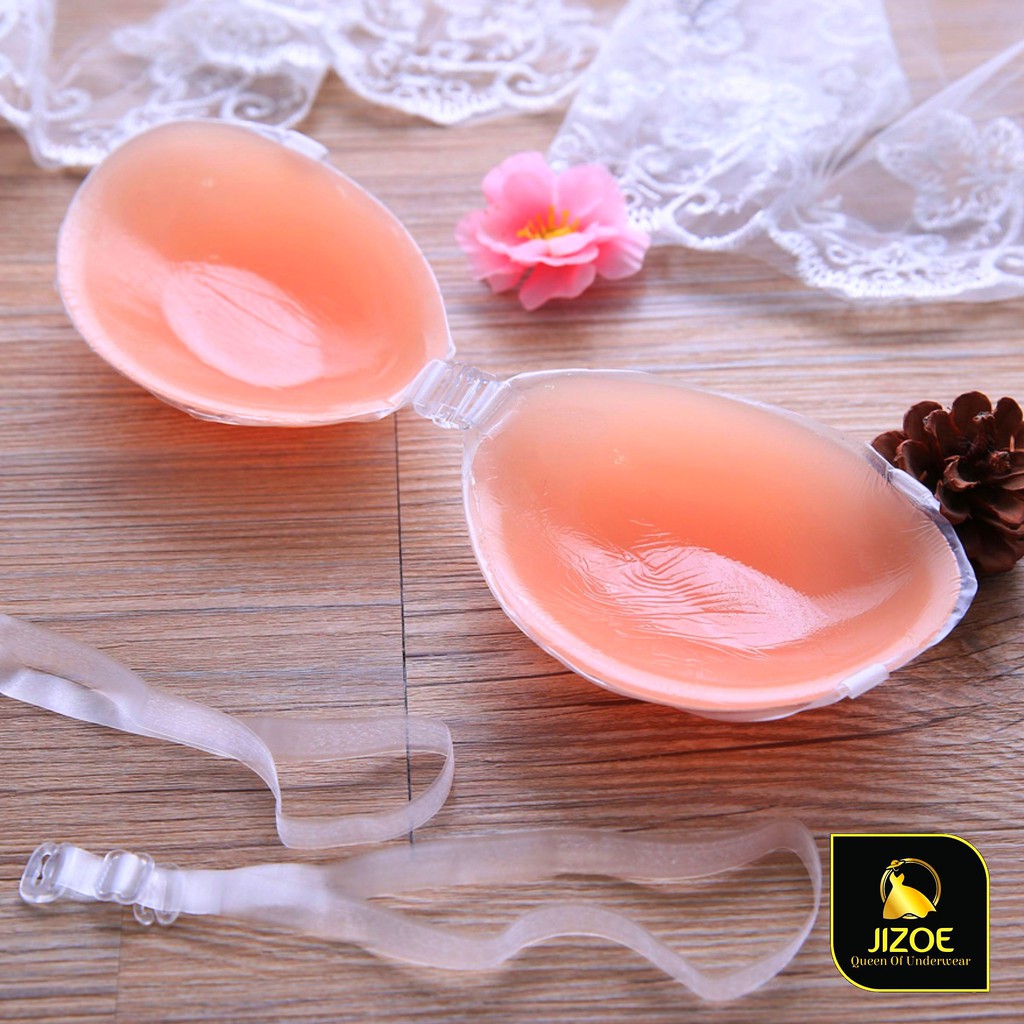 Áo Bra dán ngực nữ Silicon tàng hình dễ thương cài trước nâng ngực tạo khe đẹp quyến rũ gợi cảm JIZOE MDT02 | BigBuy360 - bigbuy360.vn