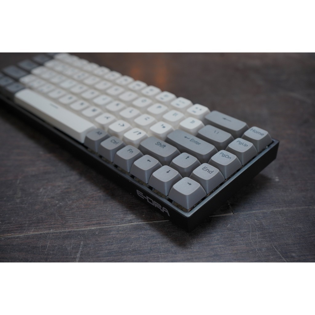 Bàn phím cơ không dây E-DRA EK368W Kailh Box/ Hotswap/ Bluetooth/ Type-C - Hàng chính hãng