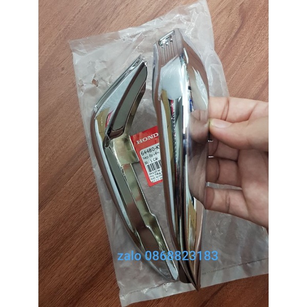 Nẹp ốp yếm  mạ crom xe Airbalde đời đầu và Airblade Fi đời đầu Honda