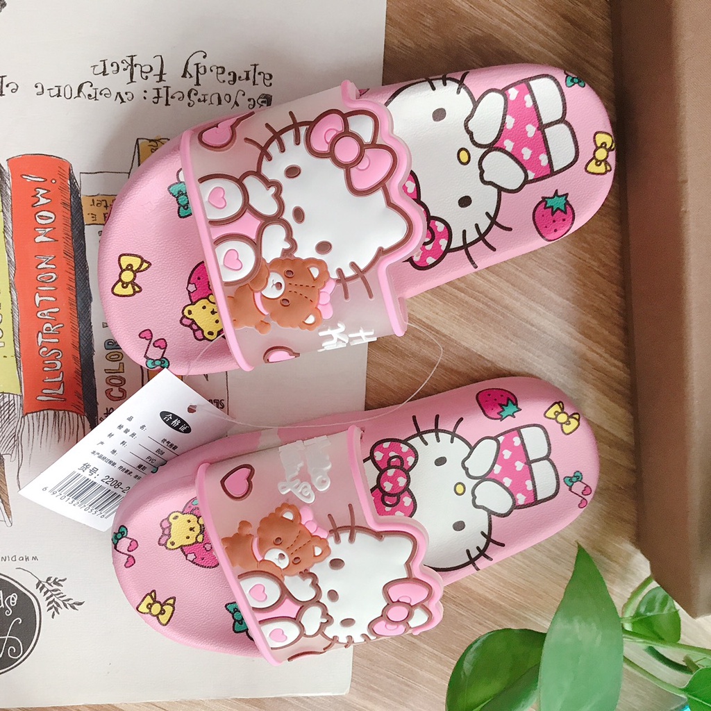 Dép lê thời trang Hello Kitty dành cho bé gái. KT156