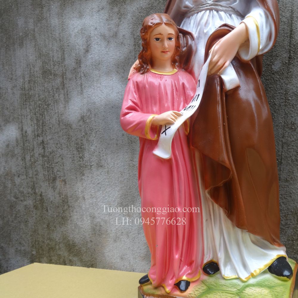 Tượng Bà Thánh Anna 50cm composite