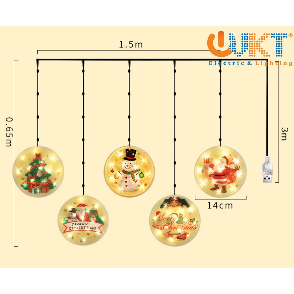 Đèn LED trang trí NOEL - Merry Christmas - Mẫu mới 2020