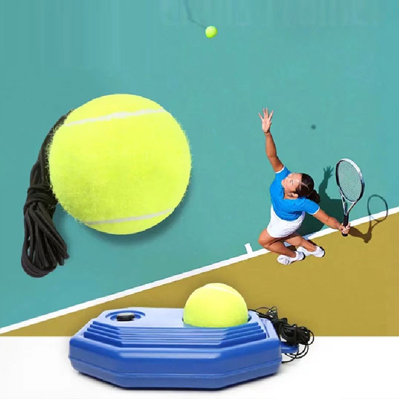 Bộ dụng cụ tập luyện chơi tennis LOCO FISH với dây co giãn tiện dụng cho người mới bắt đầu