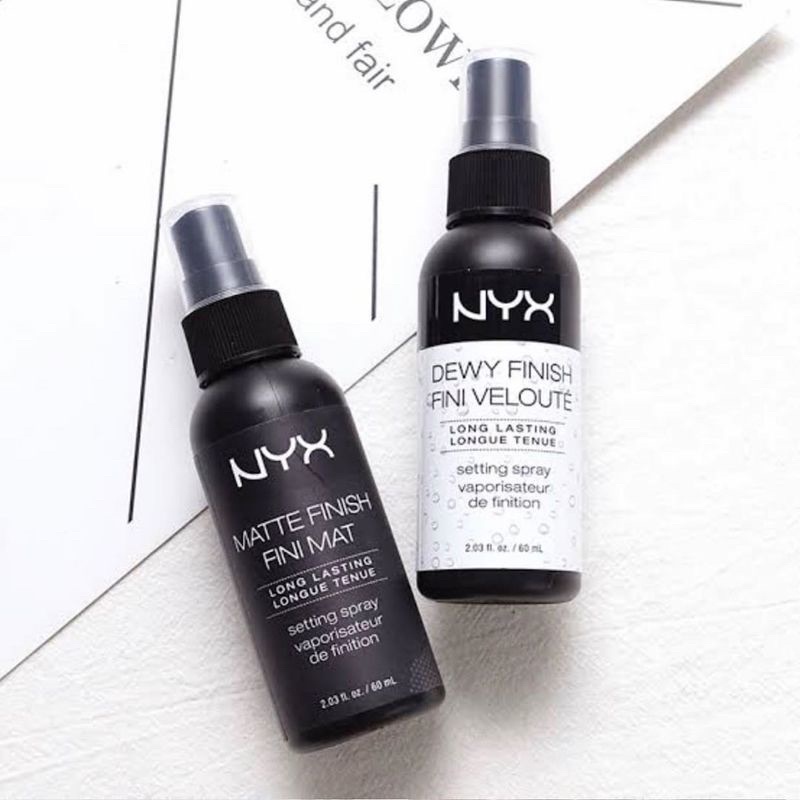 Xịt Khóa Lớp Trang Điểm NYX Finish Fini Matte/Dewy Setting Spray