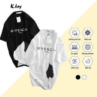 Áo Thun Nam Tay Ngắn Kboy Shop 100% Cotton Chất Đẹp Màu Trắng Đen, Cổ Tròn Vải Mềm Mịn, Dáng Ôm Phối Cá Tính - V107
