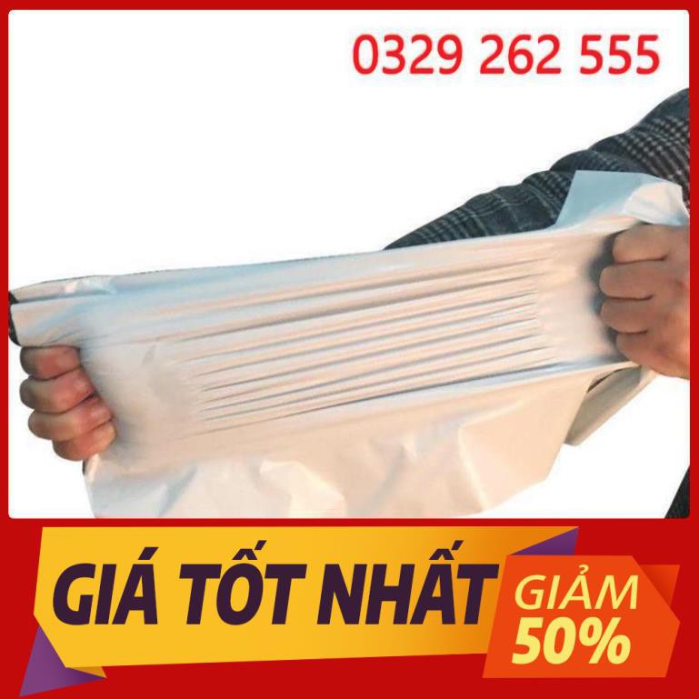 (~100 cái Túi dán miệng) size 25x35cm Túi nilon gói hàng niêm phong tự dính siêu dai