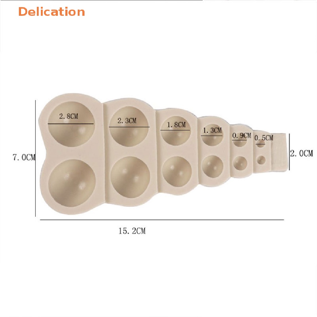 Khuôn Silicone Làm Bánh / Sô Cô La Hình Tròn Tiện Dụng