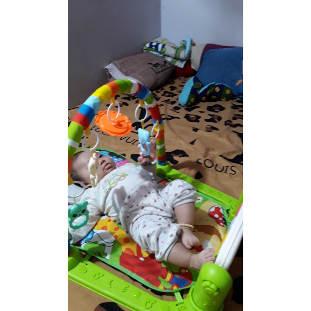 Thảm nhạc nằm chơi đàn piano cho bé Fitness Rack