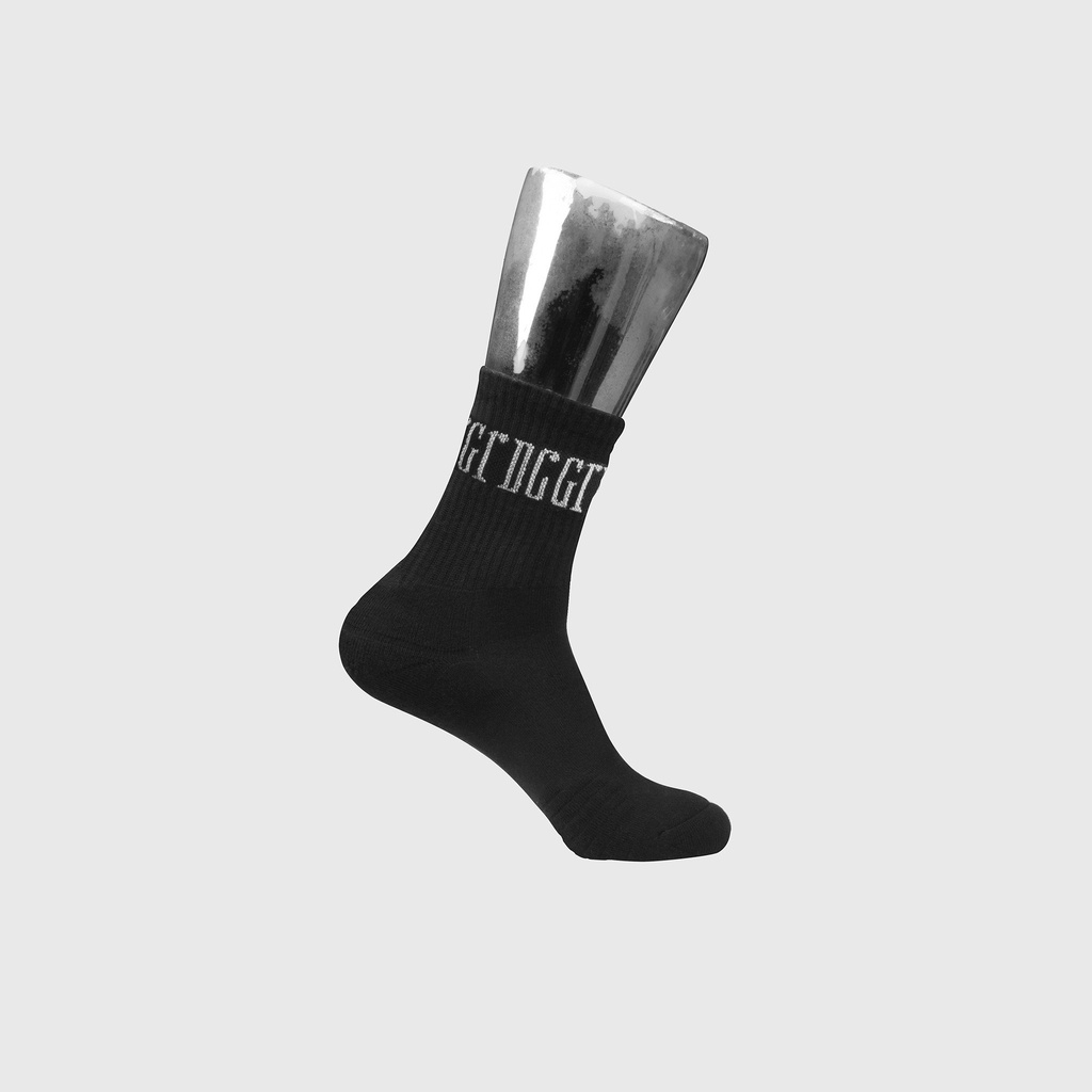 Grimm DC Vớ GRDC  cổ trung // Black