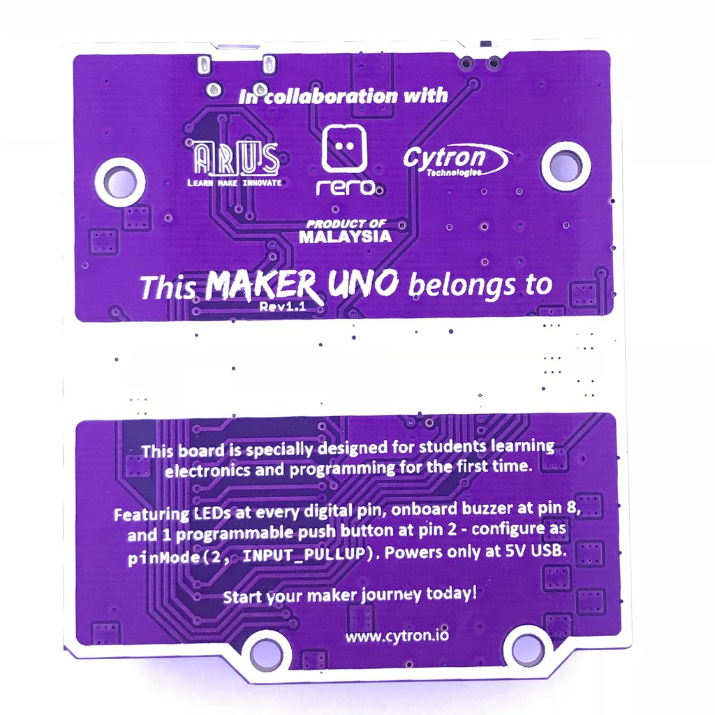 Arduino maker UNO ( Malaysia made ) -TTH049