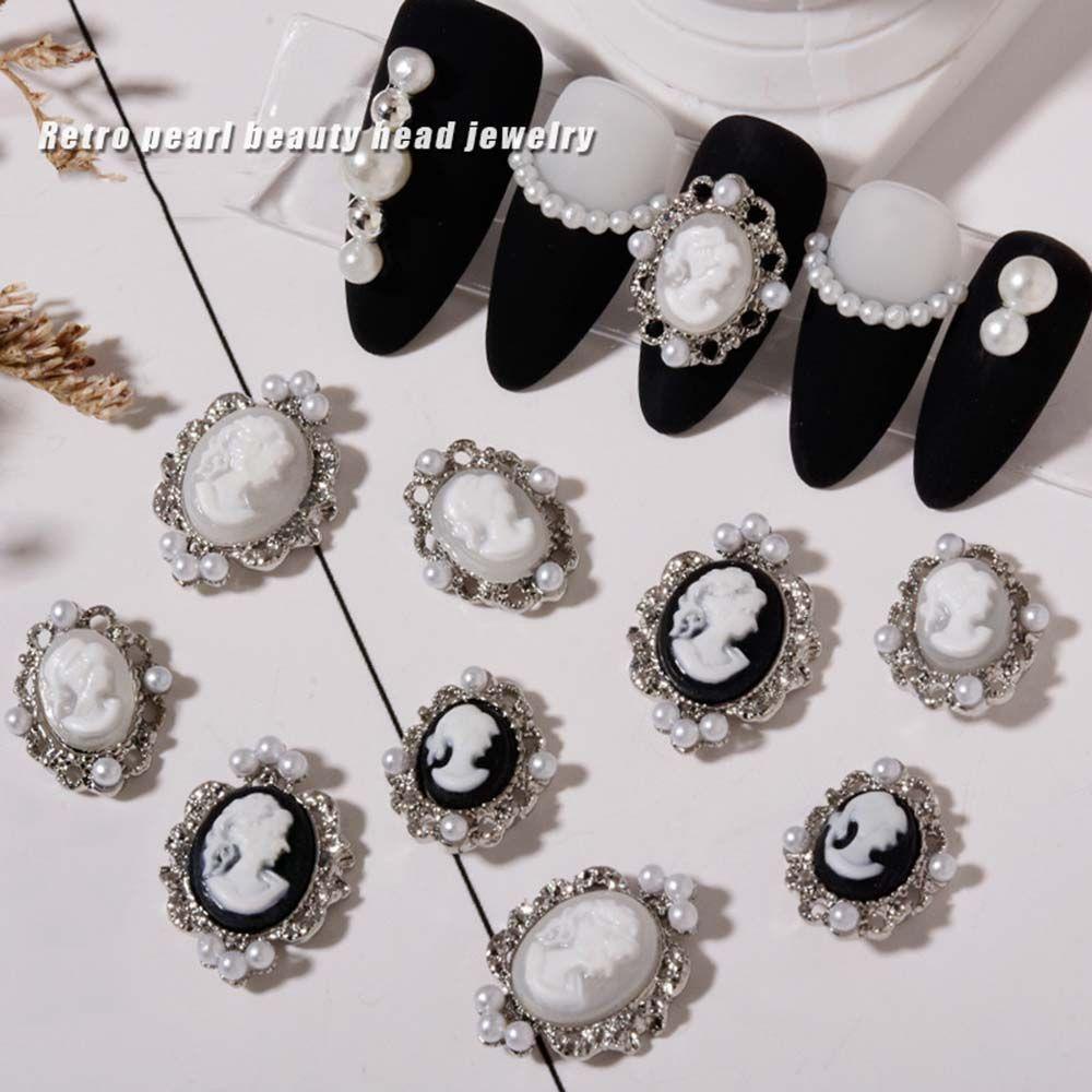 Phụ Kiện Trang Trí Móng Tay Nghệ Thuật Chống Rơi Tiện Dụng|Phụ Kiện Trang Trí Móng Tay Phong Cách Retro Sang Trọng DIY