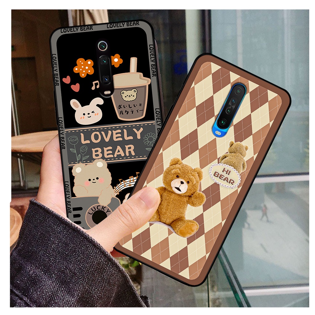 Ốp lưng Redmi K20/K20 Pro - Redmi K30 - Xiaomi Mi 9T in hình gấu bear dễ thương, bền đẹp