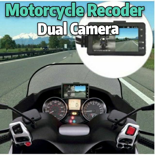 Máy Ghi Hình Kép Chuyên Dụng Cho Xe Mô Tô