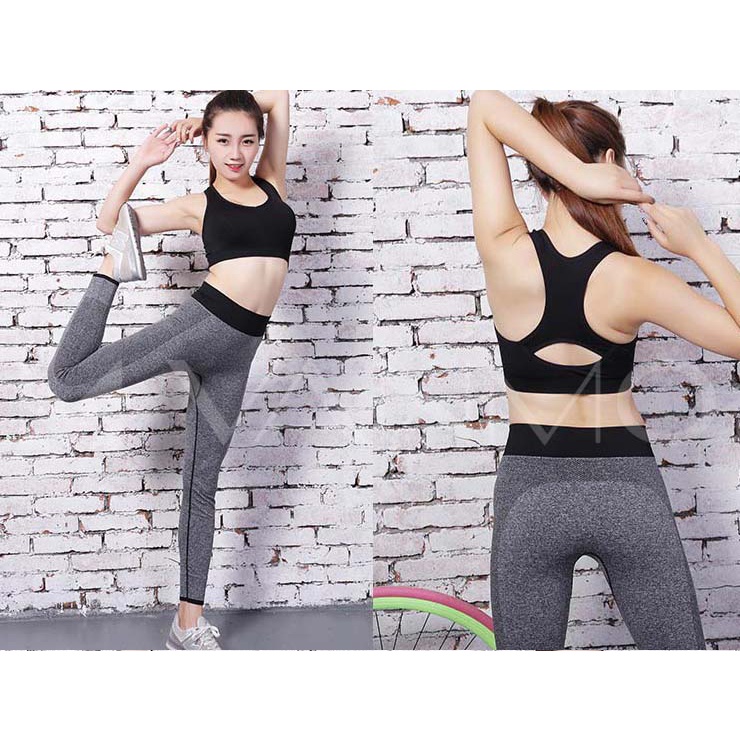 Quần Tập YOGA GYM AEROBIC, Chun Mông, Lưng Cao, Năng Mông, Định Hình Vòng Eo Cao cấp