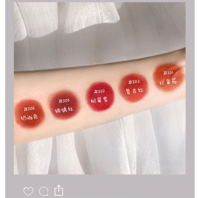 Set son kem lì 5 màu Daishiao Mattle tiên tử | Thế Giới Skin Care