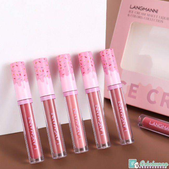 (Hàng Mới Về) Bộ 6 Son Môi Dạng Lỏng Dưỡng Ẩm Chống Thấm Nước Màu Sắc Gợi Cảm | BigBuy360 - bigbuy360.vn
