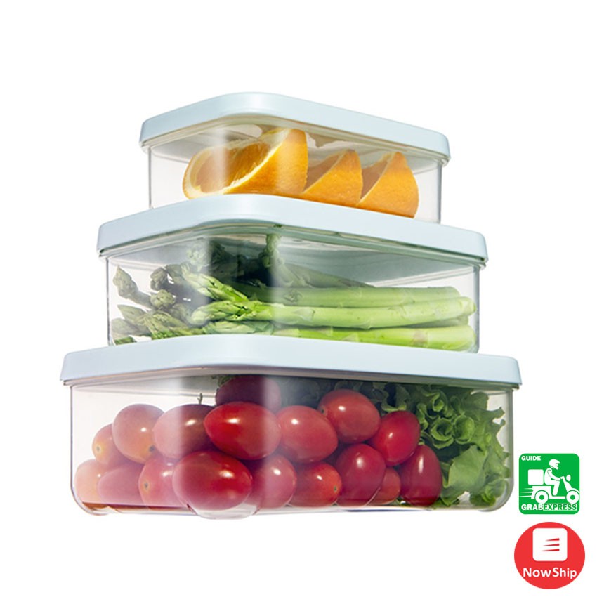 Hộp Đựng Thực Phẩm Tủ Lạnh Chữ Nhật Inochi, Hộp Bảo Quản Đồ Tủ Lạnh Gia Đình Việt Chất Lượng Quốc Tế