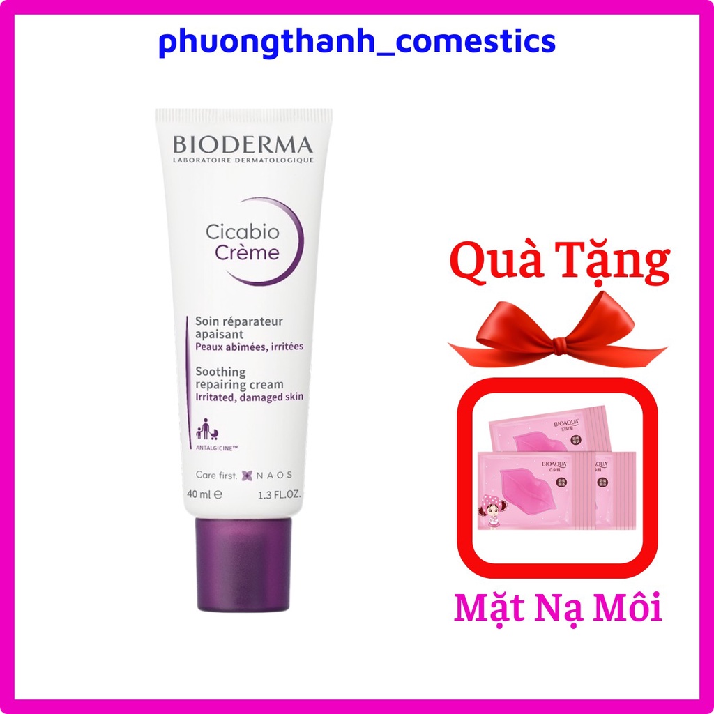[Hàng Chính Hãng]Kem Dưỡng Bioderma Cicabio Creme 40ml,Kem Dưỡng Phục Hồi Da Bioderma Chính Hãng