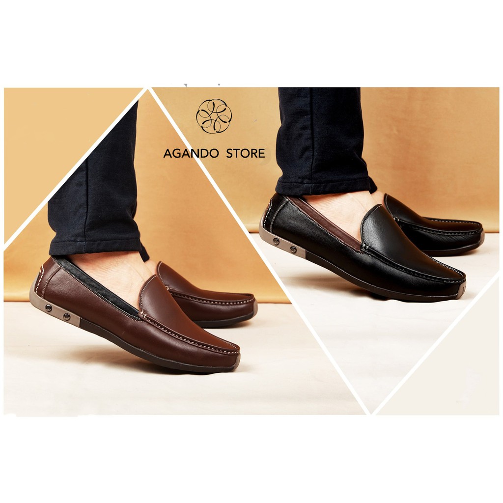 giày lười nam,giày lười da bò thật ,giày lười da đẹp giày lười hàn quốc-GL020