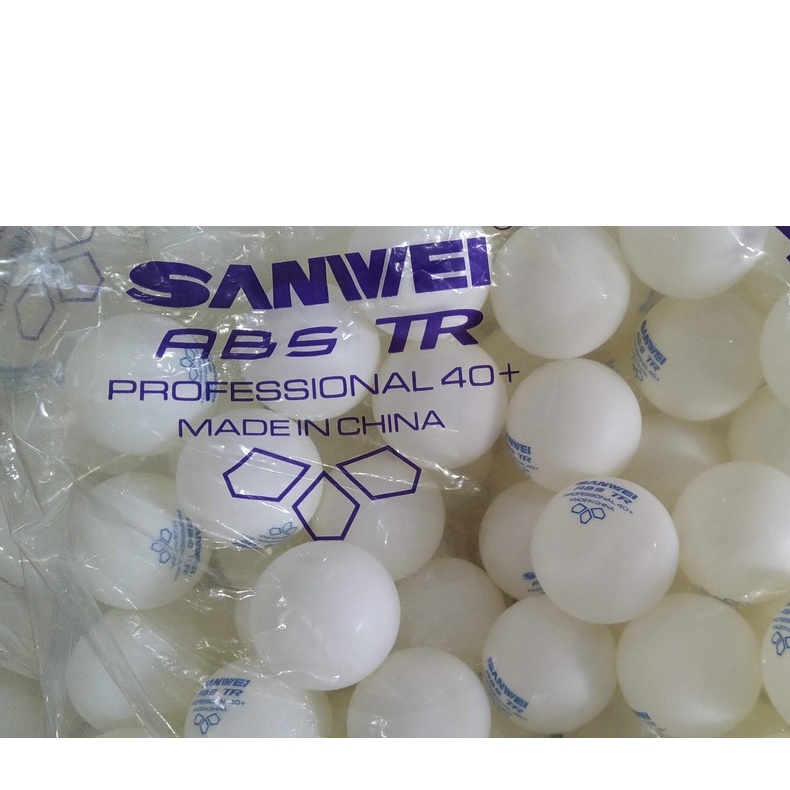 Bóng tập Sanwei TR cho thị trường nội địa CHÍNH HÃNG túi 100 quả và lẻ 50 quả