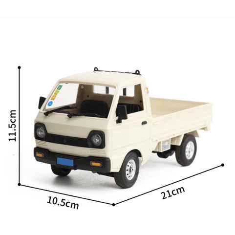 WPL D12 mini tỷ lệ 1/16 Mô hình xe o to bán tải công an phường suzuki điều khiển từ xa D 12 su cóc D-12 bản RTR siêu rẻ