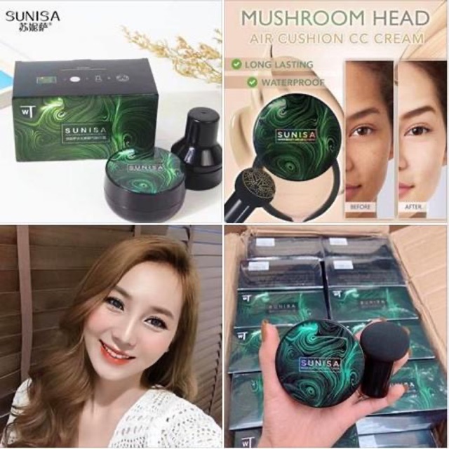 Sale 35% Phấn Nước Sunisa Nội Địa Trung Siêu Sáng Mịn