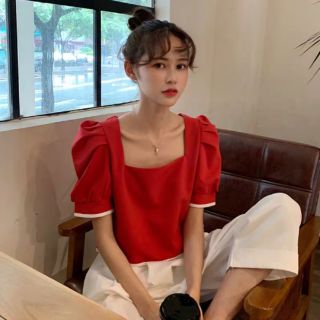 ORDER ÁO CỔ VUÔNG DÁNG NGẮN TIỂU THƯ