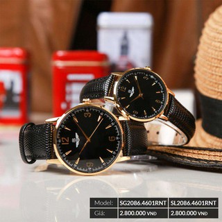 Đồng hồ đôi mặt kính sapphire SRWATCH Renata SR2086.4601RNT chống trầy,nước phong cá
