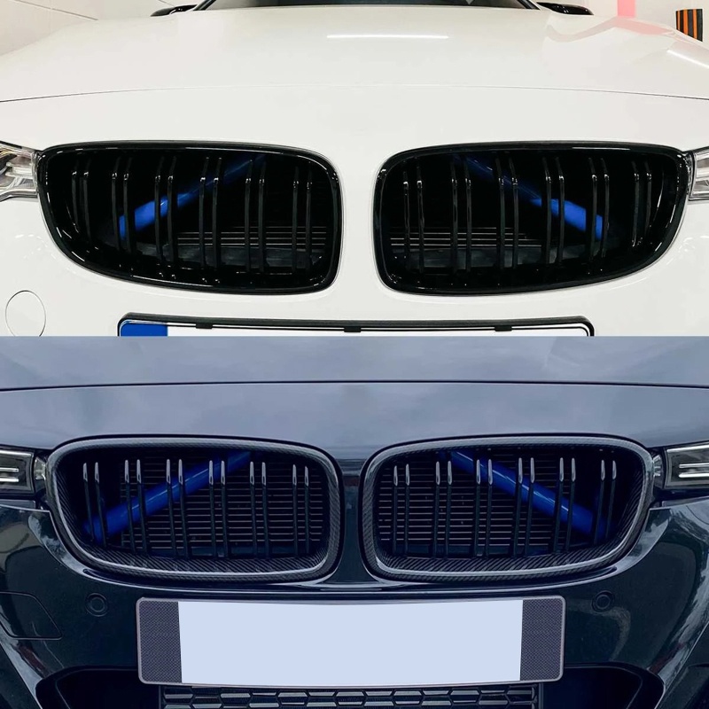 Set 2 Dải Lưới Tản Nhiệt Trước Trang Trí Cho Xe Hơi F20 F21 F22 F23 F30 F31 F32 F33 F44 F45 M