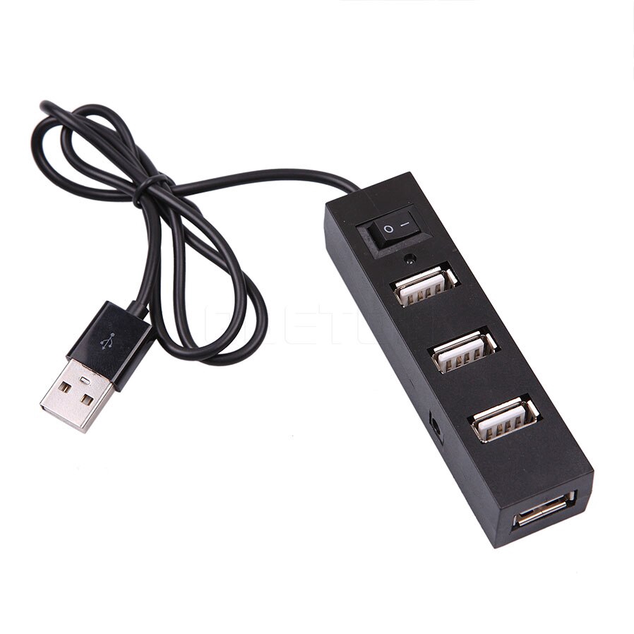 Bộ Chia 4 Cổng Usb 2.0 KEBIDUMEI Có Công Tắc