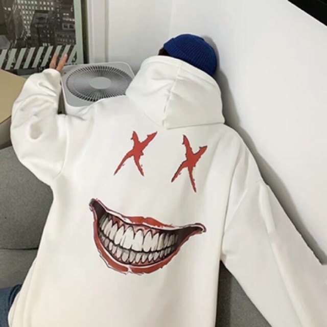 Áo hoodie nam nữ có bigsize miệng cười nỉ bông dày dặn | BigBuy360 - bigbuy360.vn