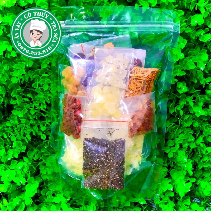 [FREE SHIP] Chè dưỡng nhan - Sét chè tuyết yến dưỡng nhan 13 món nấu 10-14 chai 330ml - ĂN VẶT CÔ THUÝ | BigBuy360 - bigbuy360.vn
