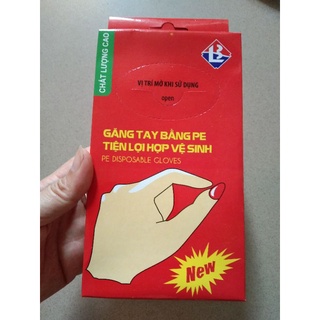 Găng tay nilon dùng một lần