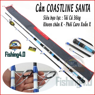 CẦN CÂU 2 KHÚC Siêu bạo lực COASTLINE SANTA 2m7 3m