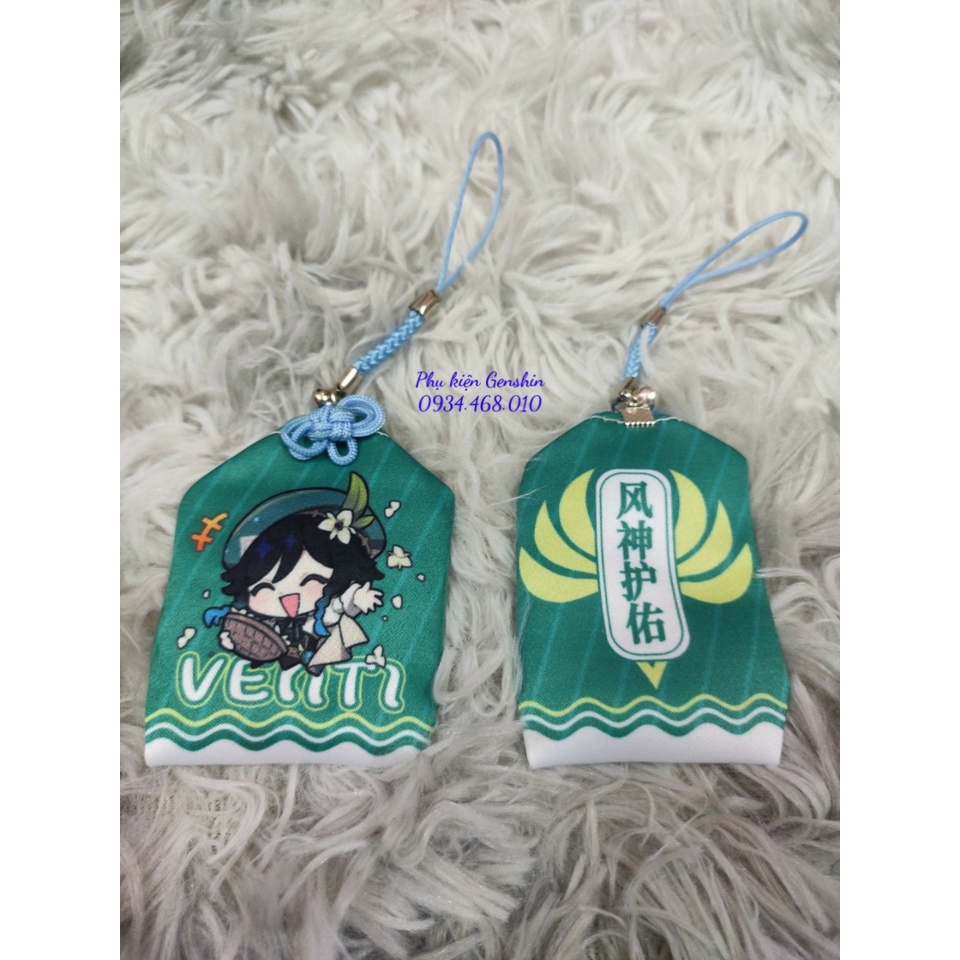 Túi phước aka Bùa may mắn Omamori Genshin Impact buff may mắn khi gacha cho bạn ^^