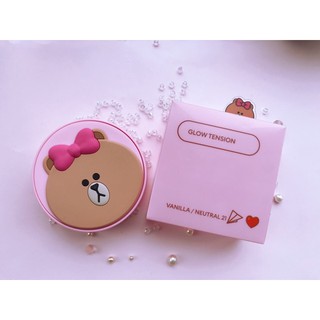 Phấn Nước Missha Glow Tension Line Friends Edition SPF50+/PA+++ 15g