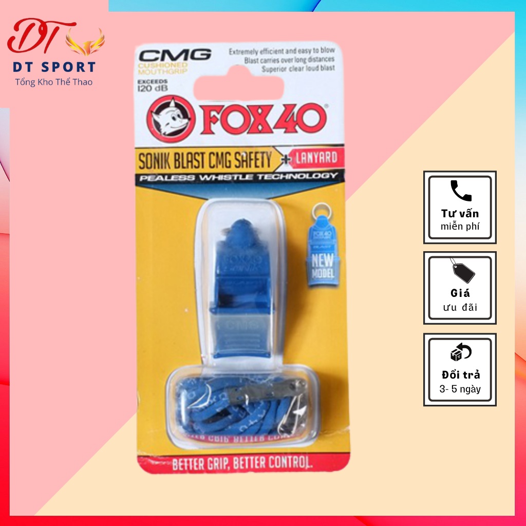 Còi trọng tài Fox 40 Shark ⚠️𝑭𝑹𝑬𝑬𝑺𝑯𝑰𝑷⚠️ hàng cao cấp quốc tế