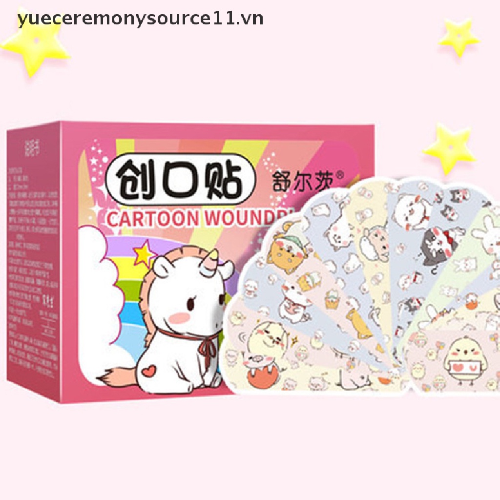 Bộ 120 Miếng Dán Họa Tiết Băng Cá Nhân Thoáng Khí Chống Thấm Nước