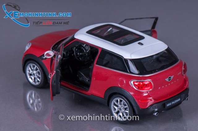 Xe Mô Hình Mini Cooper S Paceman 1:24 Welly (Đỏ)