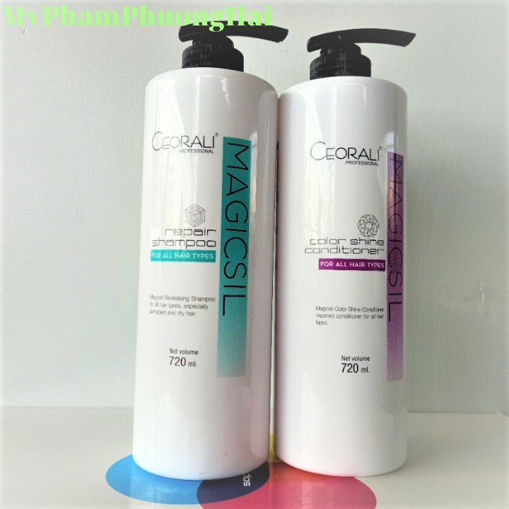 dầu gội và xả Ceorali Magicsil phục hồi tóc chuyên sâu Hàng Chính Hãng