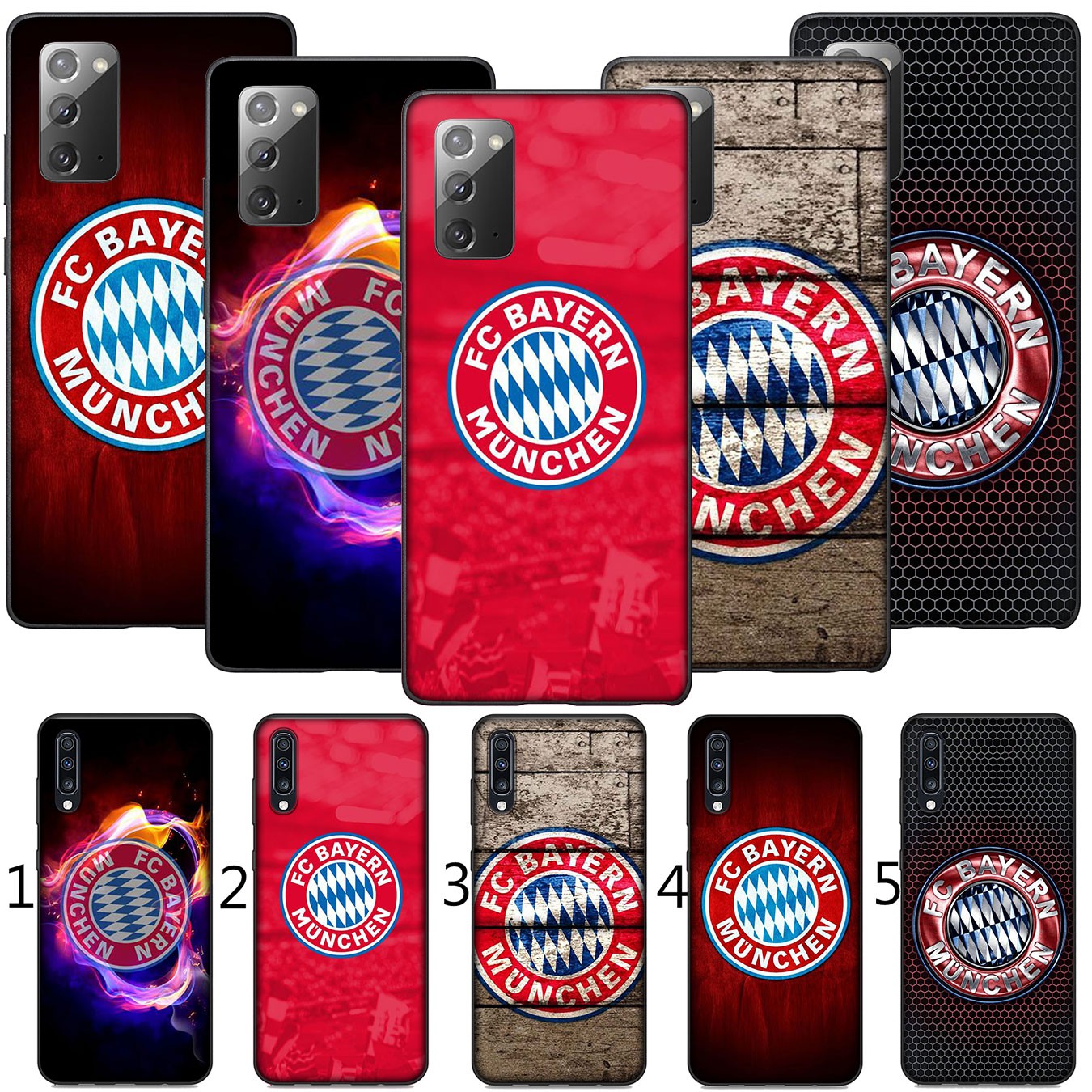 Ốp điện thoại silicon mềm họa tiết FC Bayern Munich cho Huawei P30 Pro Lite Y6 Y7 Y9 Prime 2019 2018