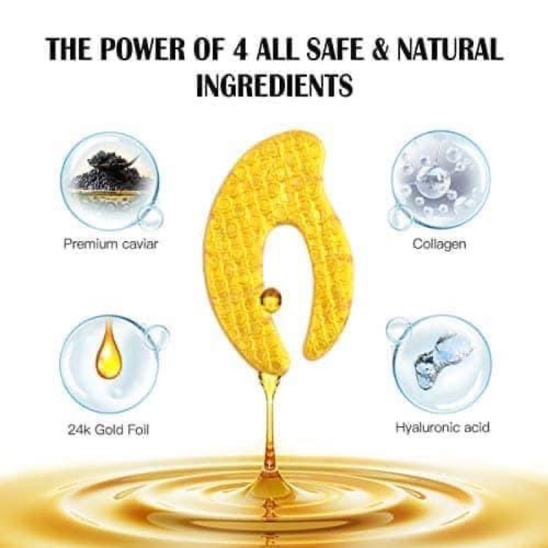 MẶT NẠ MẮT 15 MIẾNG INNELO EYE 24K VÀNG