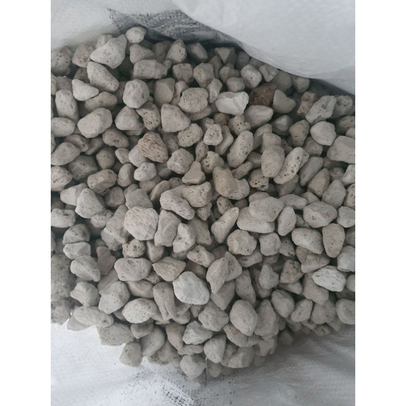 1kg Đá Pumice Đá bọt núi lửa size 10 - 20mm Đá lót chậu