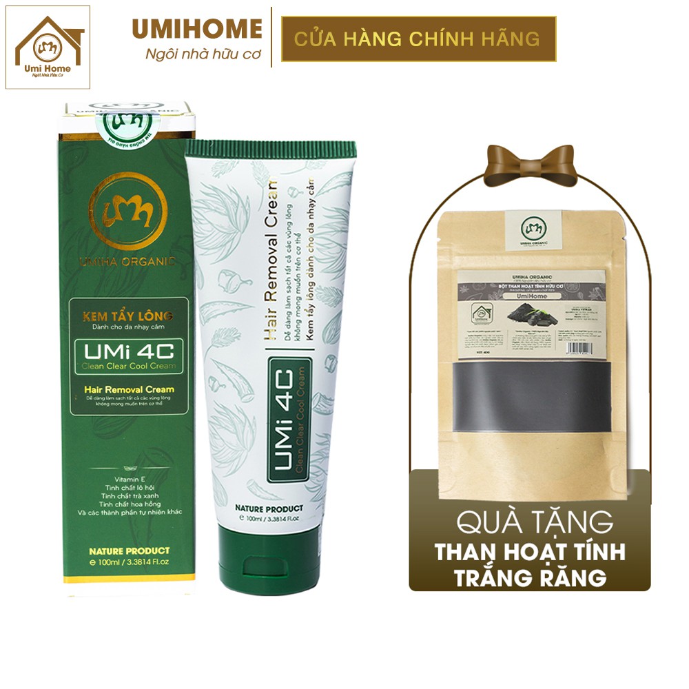 Kem tẩy lông UMi 4C Hair Removal Crean 100ml dành cho da nhạy cảm | BigBuy360 - bigbuy360.vn