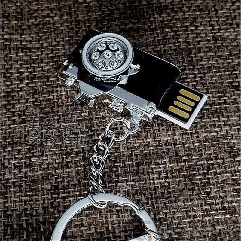 COD USB 2.0 Kim cương Máy ảnh kim loại di động đẹp, tốc độ cao Ổ đĩa flash USB 1GB 2GB 4GB 8GB 16GB 32GB 64GB 128GB