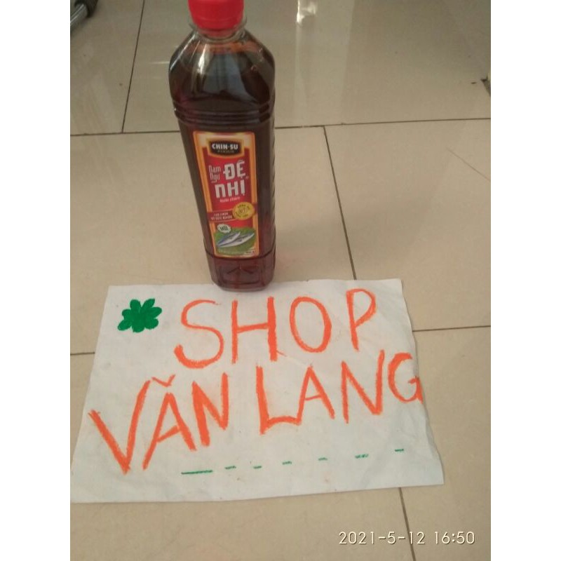 Nước Mắm Chin Su Đệ Nhị chai 800 ml - Hàng Chính hãng